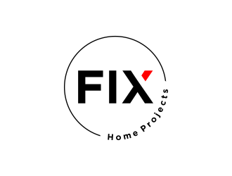 FIX Home Projects logo design by haidar