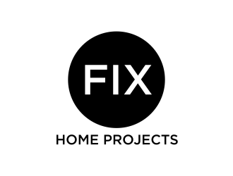 FIX Home Projects logo design by GassPoll