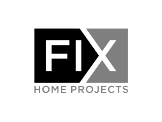FIX Home Projects logo design by puthreeone
