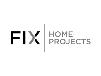 FIX Home Projects logo design by puthreeone