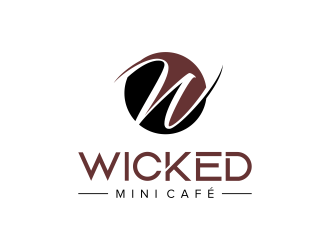 Wicked Mini Cafe logo design by ubai popi