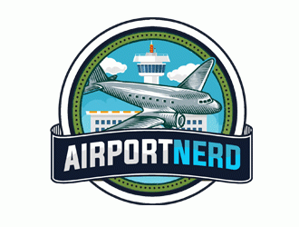 AirportNerd Logo Design