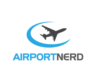 AirportNerd logo design by AamirKhan