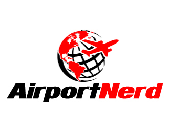 AirportNerd logo design by AamirKhan
