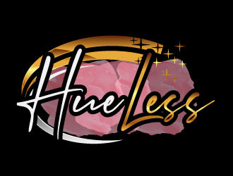 HueLess logo design by AamirKhan