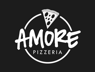 Amore Pizzeria  logo design by kunejo