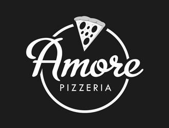 Amore Pizzeria  logo design by kunejo