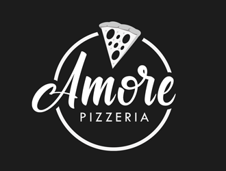 Amore Pizzeria  logo design by kunejo