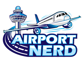 AirportNerd logo design by Sandip