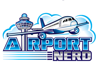 AirportNerd logo design by Sandip