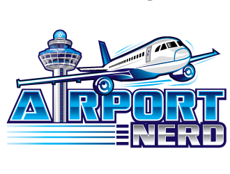 AirportNerd logo design by Sandip