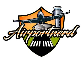 AirportNerd logo design by Suvendu
