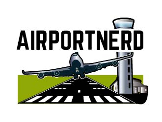 AirportNerd logo design by Suvendu