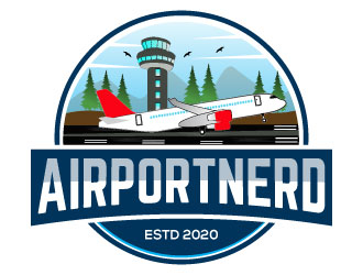 AirportNerd logo design by Suvendu