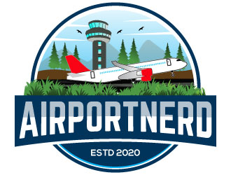 AirportNerd logo design by Suvendu