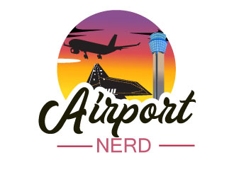 AirportNerd logo design by Suvendu