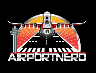AirportNerd logo design by Suvendu