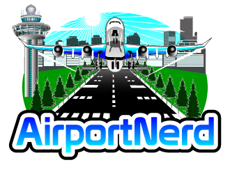 AirportNerd logo design by Suvendu
