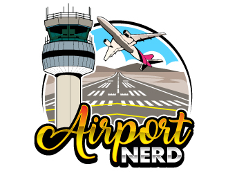 AirportNerd logo design by dasigns