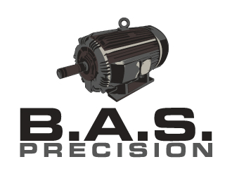 B.A.S. Precision logo design by AamirKhan
