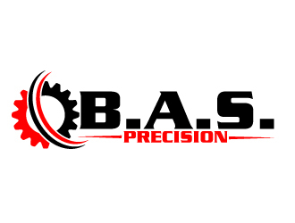 B.A.S. Precision logo design by AamirKhan