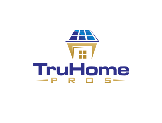 TruHome Pros logo design by M J