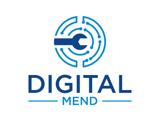 Digital Mend logo design by mukleyRx