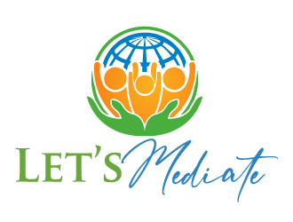 Lets Mediate logo design by AamirKhan