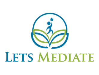 Lets Mediate logo design by AamirKhan