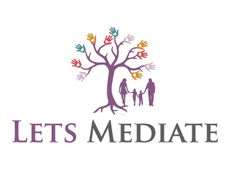 Lets Mediate logo design by AamirKhan