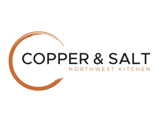 Copper & Salt Northwest Kitchen logo design by gilkkj
