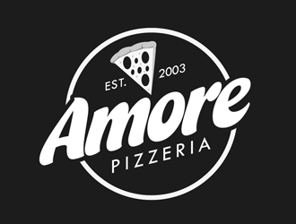 Amore Pizzeria  logo design by kunejo