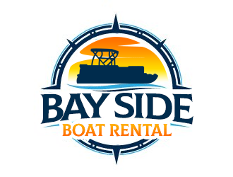 Bay Side Boat Rental  logo design by kunejo