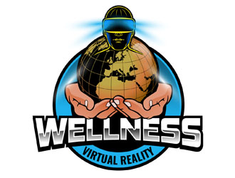 Wellness Virtual Reality  logo design by DreamLogoDesign
