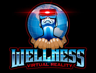 Wellness Virtual Reality  logo design by DreamLogoDesign