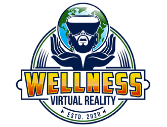 Wellness Virtual Reality  logo design by MAXR