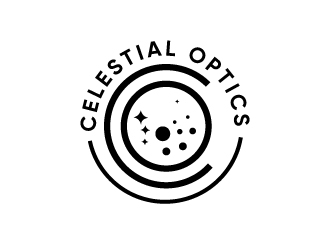 Celestial Optics logo design by Erasedink