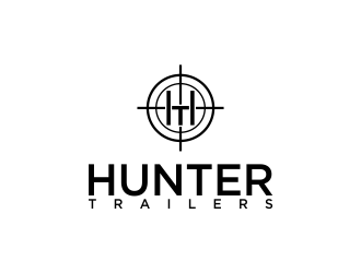Hunter Trailers logo design by oke2angconcept