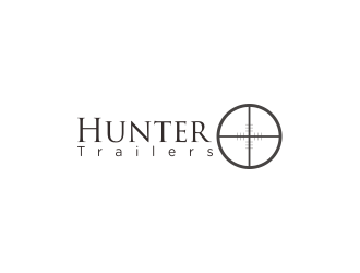Hunter Trailers logo design by kevlogo