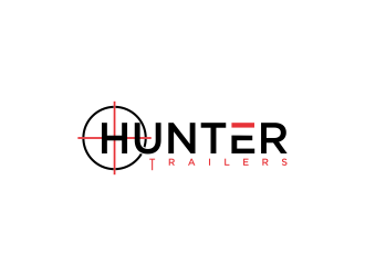 Hunter Trailers logo design by oke2angconcept