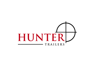 Hunter Trailers logo design by GassPoll