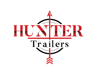 Hunter Trailers logo design by aryamaity