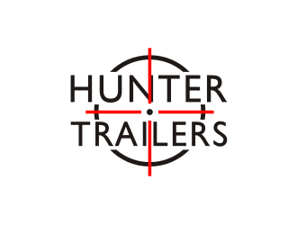 Hunter Trailers logo design by Artomoro