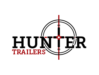 Hunter Trailers logo design by scriotx