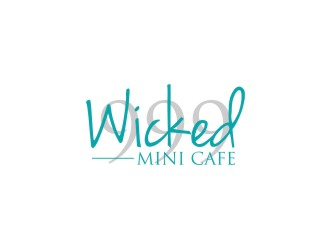 Wicked Mini Cafe logo design by bombers
