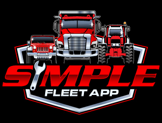 Simple Fleet App Logo Design