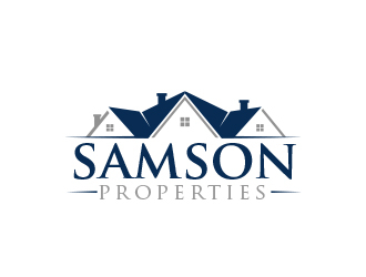 Samson Properties logo design by MarkindDesign