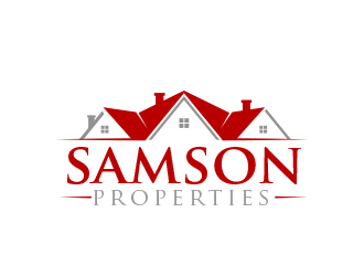 Samson Properties logo design by MarkindDesign