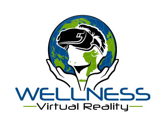 Wellness Virtual Reality  logo design by aRBy