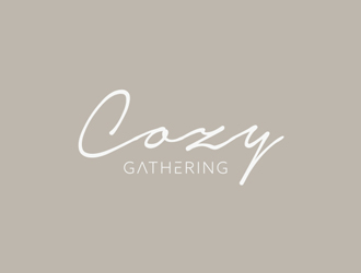 Cozy gathering  logo design by Abril